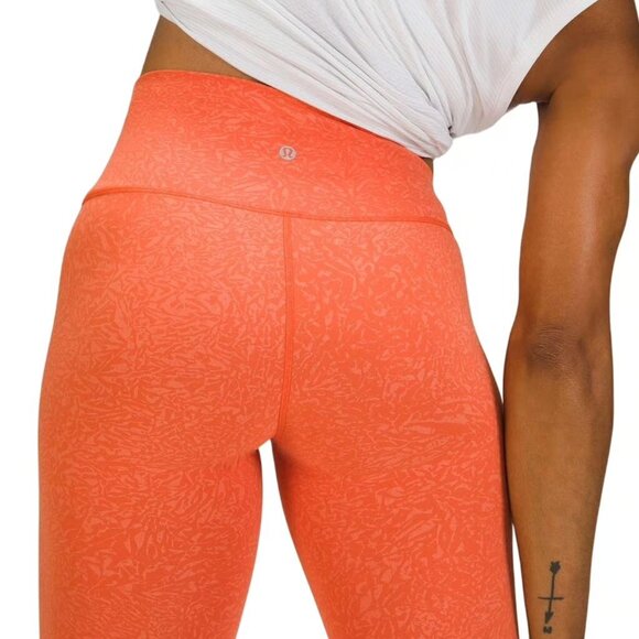 Lululemon Wunder Train High Rise Short 8" Limited Edition Crunch Warm Coral - Picture 1 of 6